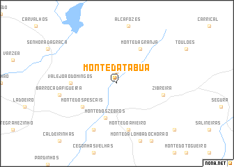 map of Monte da Tábua
