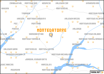 map of Monte da Torre