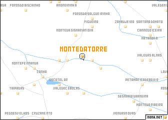 map of Monte da Torre