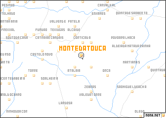 map of Monte da Touca