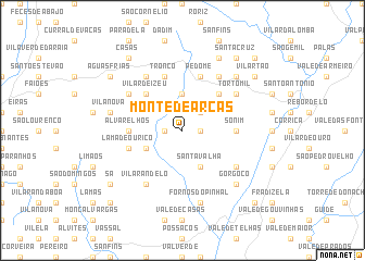 map of Monte de Arcas