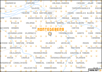 map of Monte de Bera