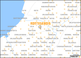 map of Monte de Bois