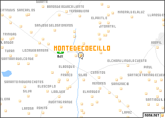 map of Monte de Coecillo