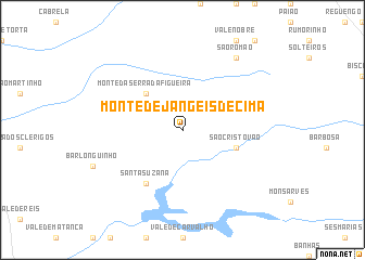 map of Monte de Jangeis de Cima