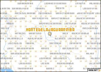 map of Monte de la Jagua Arriba