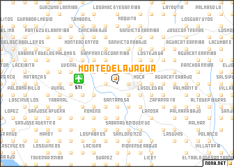 map of Monte de la Jagua