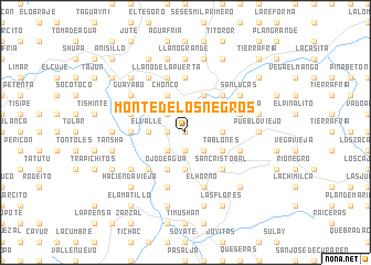 map of Monte de los Negros