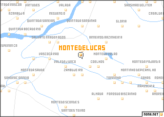 map of Monte de Lucas