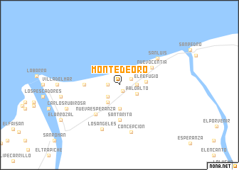 map of Monte de Oro