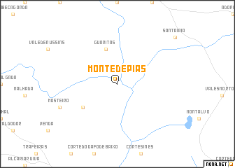 map of Monte de Pias