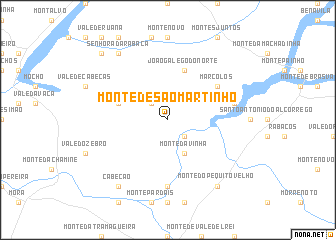 map of Monte de São Martinho