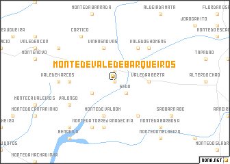 map of Monte de Vale de Barqueiros