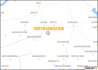 map of Monte do Biscaia