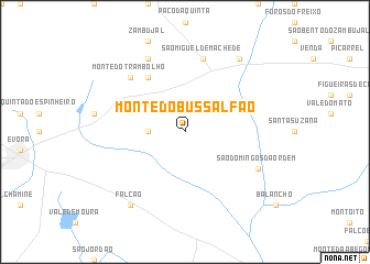 map of Monte do Bussalfão