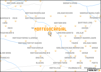 map of Monte do Cardial