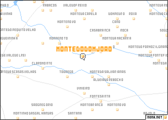 map of Monte do Dom João