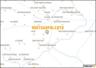 map of Monte do Falcato