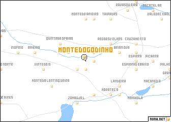 map of Monte do Godinho