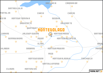 map of Monte do Lago