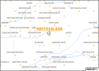 map of Monte do Leão