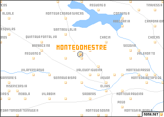 map of Monte do Mestre