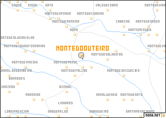 map of Monte do Outeiro