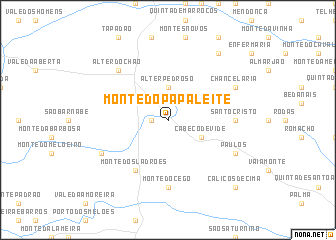 map of Monte do Papa Leite