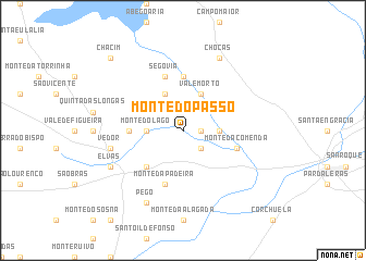 map of Monte do Passo