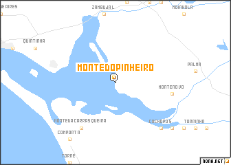 map of Monte do Pinheiro