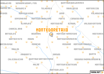 map of Monte do Retaxo