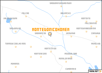 map of Monte do Rico Homem