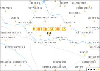 map of Monte dos Condes