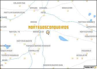 map of Monte dos Conqueiros