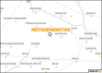 map of Monte dos Hospitais