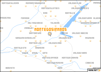 map of Monte dos Irmãos