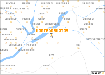 map of Monte dos Matos