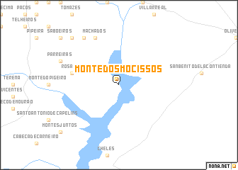 map of Monte dos Mocissos