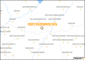 map of Monte dos Pescais