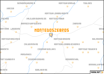 map of Monte dos Zebros