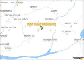 map of Monte do Togueiro