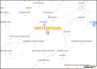 map of Monte do Tojal