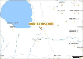 map of Montefiascone