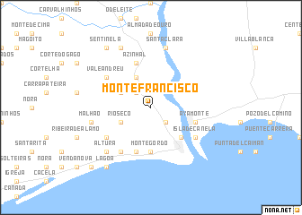 map of Monte Francisco