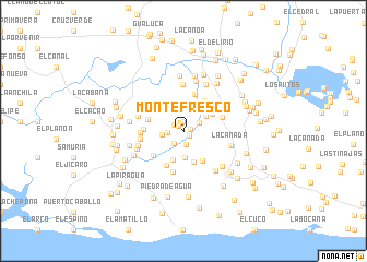 map of Monte Fresco