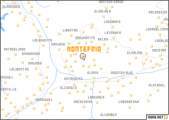 map of Monte Frío