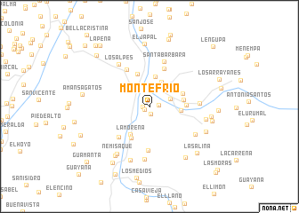 map of Montefrío