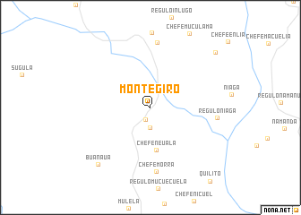 map of Montegiro