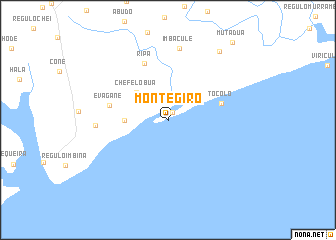 map of Montegiro