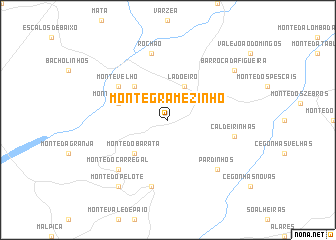 map of Monte Gramezinho